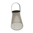 thumbnail image 3 of Linterna solar decorativa y práctica para exteriores, ideal para balcones y jardines. Beige, 3 of 8