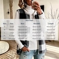 thumbnail image 3 of Kinrui Women's Plaid Fleece Vests Tops Zip Up Collarless Sleeveless Fall Jacket Lightweight Fuzzy Outerwear with Pockects Black XXL, 3 of 5