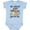 AE-Light Blue, variant on My Great Aunt Loves Me with Sloth and Hearts Boys or Girls Baby Bodysuit