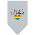 thumbnail image 3 of I Have 2 Daddies Screen Print Bandana Cocoa Large, 3 of 10