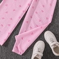 thumbnail image 5 of Hessimy Toddler Pajamas Boys Girls Baby Sets Kids Snug fit Long-Sleeve Sleepwear plus size pajamas(Pink,11-12 Years), 5 of 6