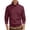 Wine, variant on Likimi Mens Sweatshirt Zipper Solid Color Long Sleeve Stand Collar Soft Warm Casual Autumn Winter Pullover Black Size L