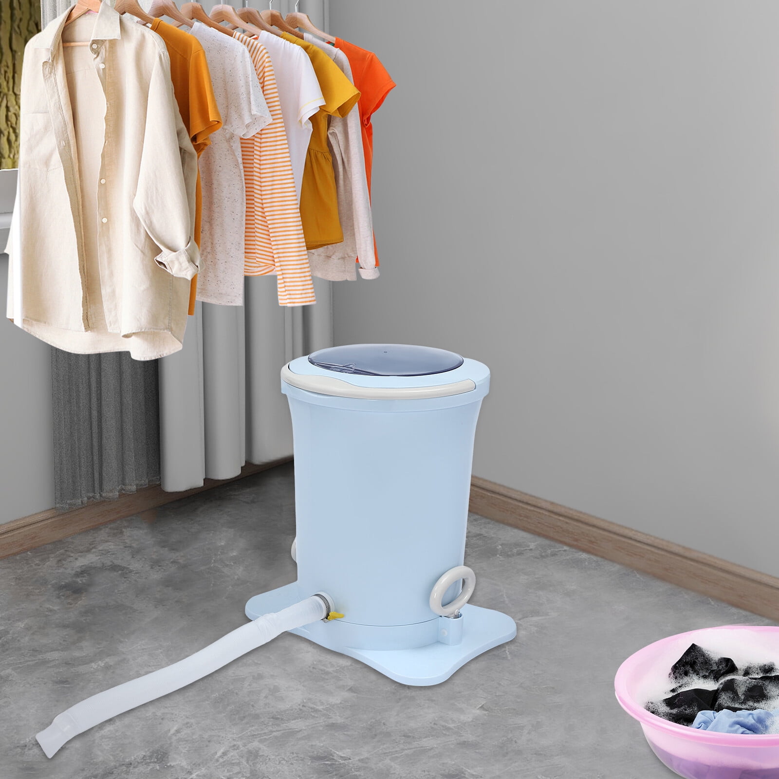 Portable 12L Manual Washing Machine Student Dehydrator Washer Household Dryer