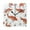 Black, variant on Red Fish on White Wall Clock Square Clock Decoration Creative Clock Dual Use Black Pointer 7.78in