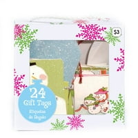 Holiday Time Purse Tags, Cool Yule, 24-Pack