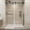 Matte Black, variant on Frameless Sliding Shower Door 44-48 in W x 76 in H, Barn-Style Exposed Roller, 5/16 in (8mm) Clear Tempered Safety Glass, Stainless Steel Hardware, Walk-In Shower, Matte Black