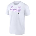 thumbnail image 2 of Men's White Florida Panthers NHL Hockey Fights Cancer T-Shirt, 2 of 3