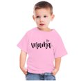 thumbnail image 4 of JWZUY Mothers Day Toddler Boys Girls Short Sleeve Casual T-Shirts Mom Mama' Round Neck Graphic Tees for Kids Pink 4-5 Years, 4 of 4