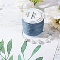thumbnail image 4 of 0.5mm Waxed Cord 116 Yards Waxed Cotton Cord Gray Blue Waxed Thread Beading String Waxed Craft String for Bracelet Necklace Jewelry Waist Beads Making Crafting Beading Macrame, 4 of 9