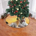 thumbnail image 2 of FMSHPON TigerBeautiful Sky Xmas Christmas Tree Skirt Stand Mat for Holiday Party Decoration Indoor Outdoor 36 inches, 2 of 3