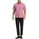 thumbnail image 2 of Camisas de vestir de cuadros INSPIRE CHIC para hombres, de manga corta, en color rojo, 2 of 6