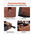 thumbnail image 4 of KFFKFF Coffee Compacting Station, Crafted from Sapele Wood,9-in-1 Versatile Compacting Station with Removable Slot, Simple to Maintain Coffee Knock Box with Stable Base, Suitable for 51-58 mm Handles, 4 of 9