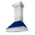 thumbnail image 2 of 36" DuraSnow Stainless Steel Range Hood with Blue Gloss Shell (8654BG-36), 2 of 5