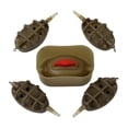 thumbnail image 2 of Inline Method Carp Fishing Feeder Mould Tackle Accessories with Lead Weight, 2 of 6