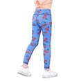 thumbnail image 4 of GYRATEDREAM Cute Printed Kid Girls High Waist Stretch Leggings Ankle Length 4-11T, 4 of 5