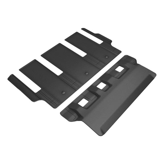 3D MAXpider Custom Fit Kagu Floor Mat (Black) Compatible for Toyota Sienna 2021-2023 - Third Row