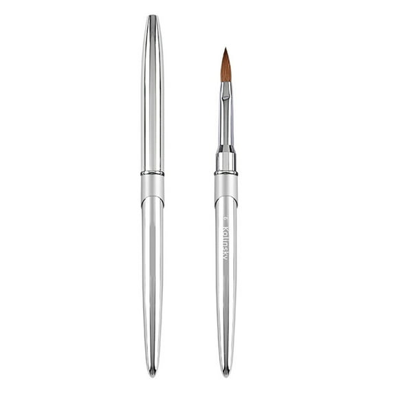 Kolinsky Nail Art Brushes for Acrylic Application, Nail Extension Tools, Acrylic Powder Brush for Art Nail