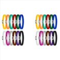 thumbnail image 1 of Set of 24 Trash Can Rubber Bands Adjustable Colorful Garbage Can Bands Cord Fits 8-33 Gallon Multifunction Garbage Bag,24 x adjustable elastic cords,Random Color, 1 of 7