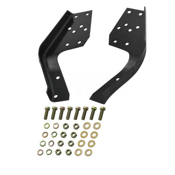 Westin/Fey 83-86 Mitsubishi Pickup / 80-88 Toyota Pickup Universal Bumper Mount Kit - Black - 94400 Fits select: 1986 TOYOTA PICKUP 1/2 TON RN50, 1987 TOYOTA PICKUP 1/2 TON RN55