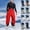 A Khaki, variant on Womens Outdoor Snow Ski Pants Men's And WoMen's Ski Trousers With Thickened Quilted Warm Single And Double Board Windproof Winter Ski Trousers Black M
