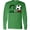 Kelly Green, variant on Inktastic Go, Mexico- Soccer, Football Long Sleeve T-Shirt