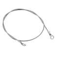 thumbnail image 1 of Unique Bargains 2mmx50cm Stainless Steel Lanyard Cable Eyelets Ended Wire Rope 6 Pack, 1 of 5