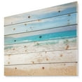 thumbnail image 1 of Design Art - Vagues Blanches s'Embrassant Plage Sable, 1 of 5