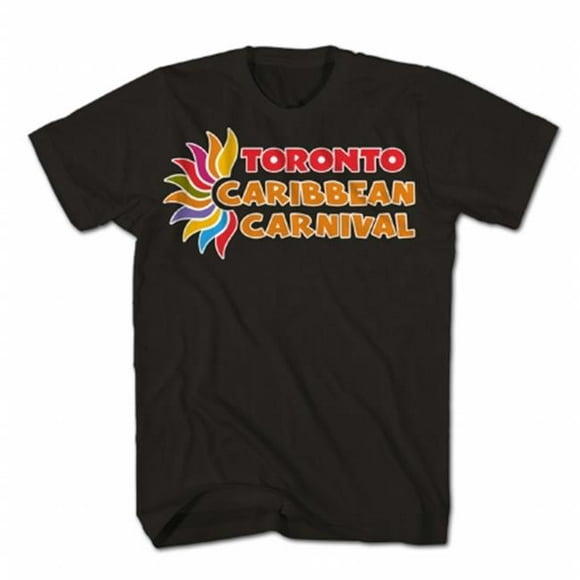 GDC-GameDevCo Ltd. TCC-95047XL Toronto Caribbean Carnival Adult T-Shirt, Black, Horizontal LogoXL