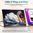 thumbnail image 3 of Monitor portátil kksmart de 15,6" Full HD HDMI USB-C, 3 of 7