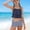 Multicolor 14, variant on WOXIHUAN Girls Swimsuit 2 Piece Ruffled Bikini Top with Printed Shorts Summer Beach Teen Bathing Suits for 6-15 Years Multicolor 13 6-7 Years