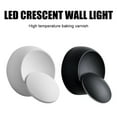 thumbnail image 2 of EIMELI Crescent Creative Wall Lights 360° Moon Lamp LED Energy Saving Bulb Modern Bedside Floodlight Interesting Lantern Warm Lamplight For Bedroom Living Room Coffee House, 2 of 5