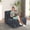 Grey, variant on Bean Bag Chair for Adults, Giant Bean Bag Chair with Pillow, Oversized Chaise Lounge Chair Indoor with Soft Faux Fur for Living Room Bedroom or Reading Nook