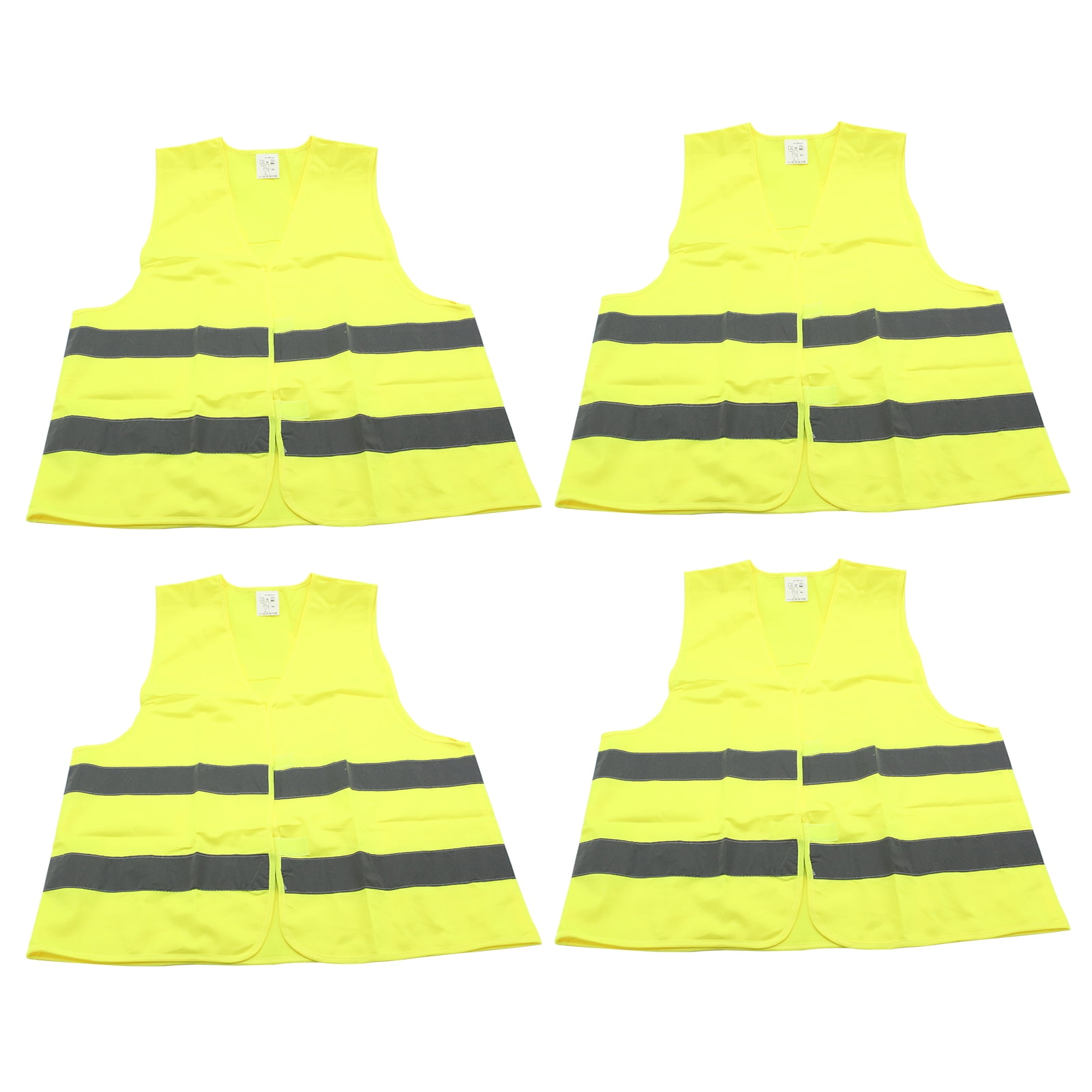 High Viz Visibility Reflective Strip Vest EN471 Waistcoat Safety Security Trafic 