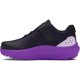 thumbnail image 1 of Zapatos Under Armour Infant Surge 4 para niñas, negros, lujosos y morados, 1 of 2