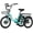 Green, variant on Soumye Electric Tricycle for Adults,20" Folding Electric Trike,3 Wheels Electric Bicycle Bikes, 350W Step-Thru Etrike with 374WH Removable Battery and Large Basket for Women Men