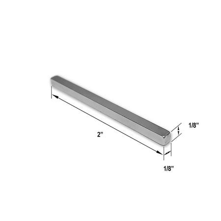 

Gordon Glass® Neodymium Magnet for Swing Shower Doors 1/8 x 1/8 - 2 long