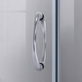 thumbnail image 4 of Prime 36 in. x 36 in. x 78 3/4 in. H Shower Enclosure, Base, and White Wall Kit in Chrome and Clear Glass, 4 of 16