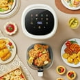 thumbnail image 3 of Air Fryer, ANTCOOL 4.5-Quart Smart Air Fryer, 10-In-One Air Fryer with Viewing Window, Beige, 3 of 5