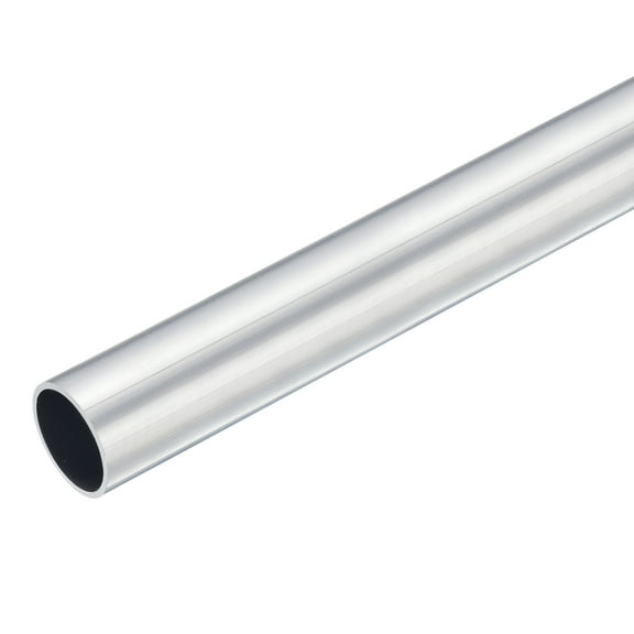 Uxcell 25mm OD 22mm Inner Dia 400mm Length 6063 Aluminum Tube for Industry DIY Project