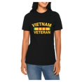 thumbnail image 3 of Oversized Vietnam Veteran Stripe Graphic Design Deluxe Jersey T-Shirt - Black XL, 3 of 4
