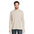 thumbnail image 3 of George Men's Long Sleeve Henley Shirt and Thermal Crewneck Tee, 2-Piece, Sizes XS-5XL, 3 of 7