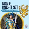 thumbnail image 2 of Set de espada, escudo y hacha de espuma Liontouch Noble Knight, azul, 2 of 6