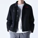 thumbnail image 3 of Abrigo vaquero para hombre, chaqueta vaquera negra de otoño, chaqueta vaquera de una pieza para hombre, ropa masculina de marca de bajo coste al precio más bajo, holgada, lavada, a la moda, 3 of 5