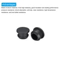 thumbnail image 4 of Uxcell Silicone Snap in Locking Hole Plugs For Kitchen Bulkheads Waterproof Sealing Plugs Black 12mm 30, 4 of 7