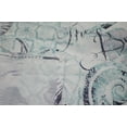 thumbnail image 4 of Linen Store Shower Curtain for Bathroom Printed Durable Fabric Canvas Shower Tub Decor, Wateresistant Curtains, 70"x70" Marina, 4 of 4
