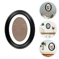 thumbnail image 4 of Oval Wood Picture Frame Classic Wall Hanging Photo Frame, 4 of 8