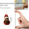 thumbnail image 3 of Personalized Christmas Cat Ornaments, 2D Flat Shatterproof Cat Christmas Hangings Decoration, Cute Christmas Tree Cats Hanging Decorations for Indoor Home/Party/Mantel/Car (B), 3 of 7