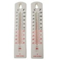 thumbnail image 3 of 2/10X Wall Thermometer Indoor Outdoor Home Office Garden Temperature Mounted, 3 of 10