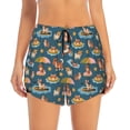 thumbnail image 2 of Salouo Beach Dog Print Women's 2 in 1 Running Shorts Double-Layer Shorts Athletic Workout Gym Yoga Shorts Running Shorts for Women-X-Large, 2 of 7
