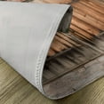 thumbnail image 5 of Ambesonne Wooden Place Mats Set of 4, Tuscany Stone House, Standard Size, Brown Grey, 5 of 6